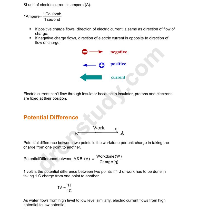 class 10 science notes pdf